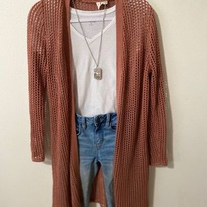 Knitted Pinkish cardigan